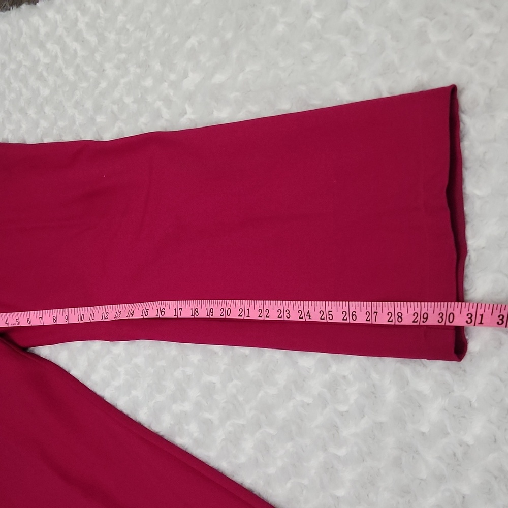 St. John Yellow Label Red Heavyweight Twill Pant Size 12 - Picture 5 of 9